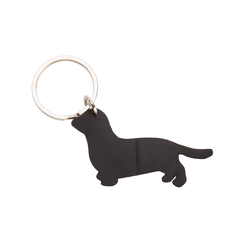 Dackel Recycled Rubber Sausage Dog Keyring