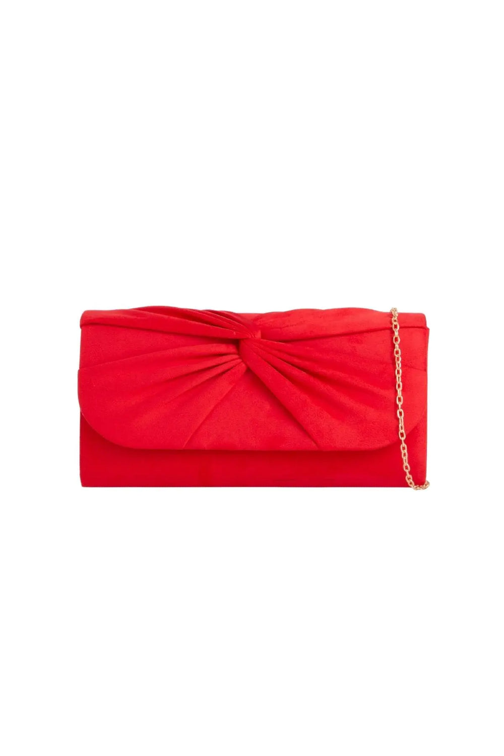 ❤️ Aftershock London Red Clutch Bag – Statement Evening Elegance