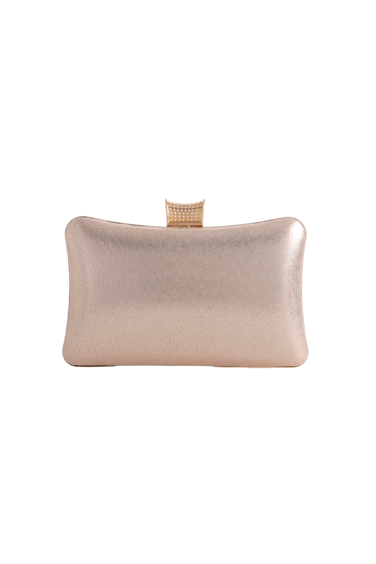 Champagne Diamante Clutch Bag