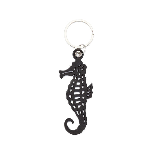 Seahorse Recycled Rubber Vegan Keyring