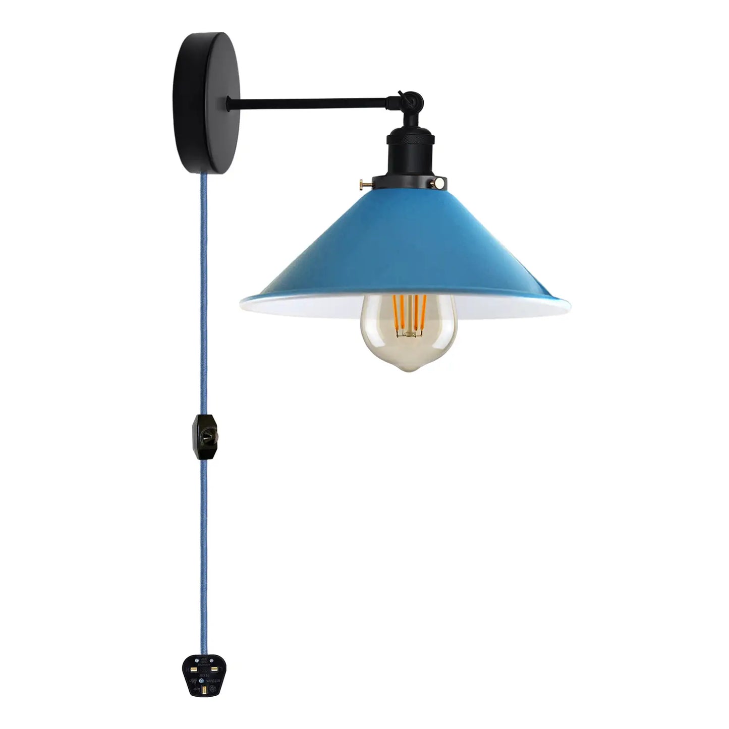 Cord plug in pendant light with Dimmer Switch ~2224-6