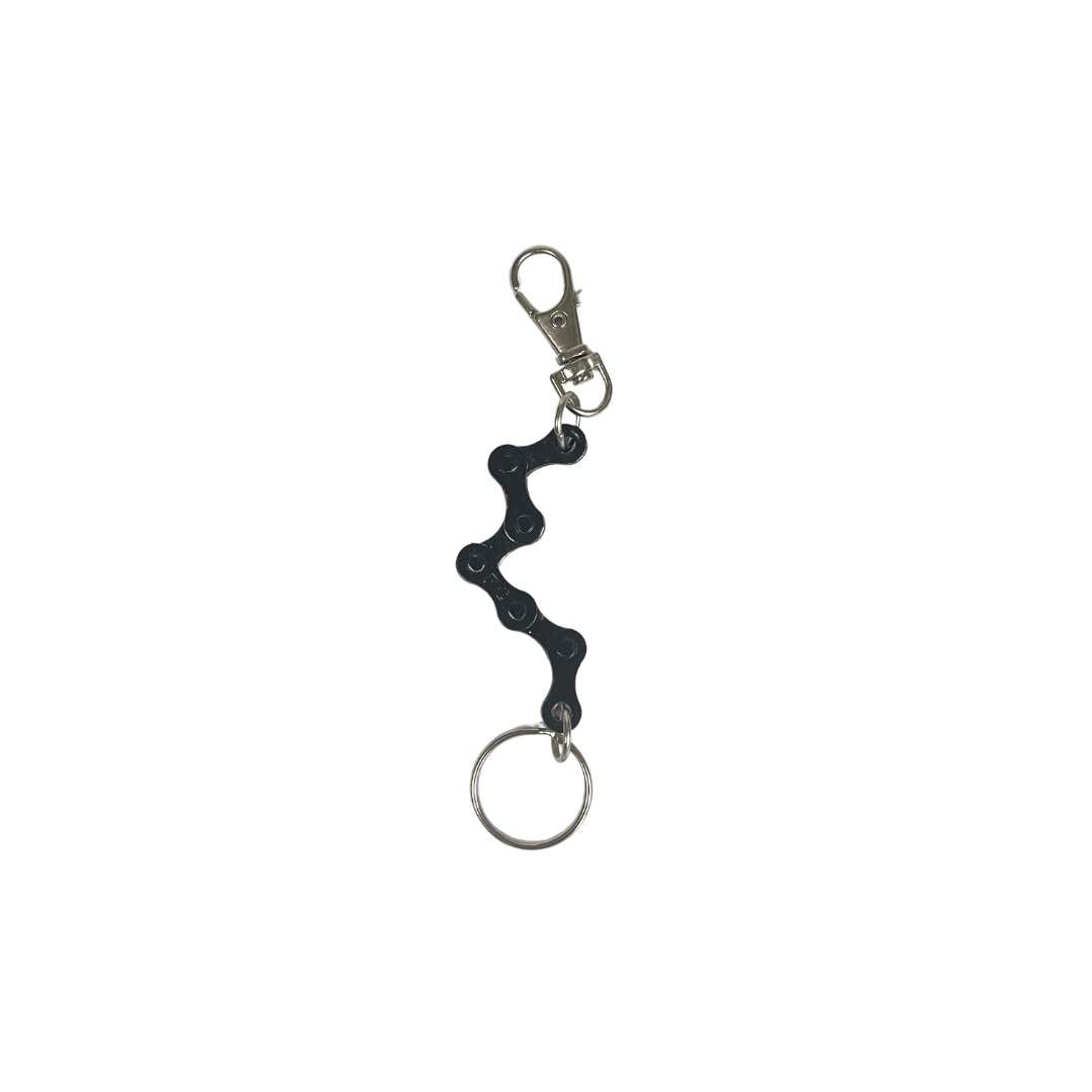 Recycled Bike Chain Keyring with Clasp