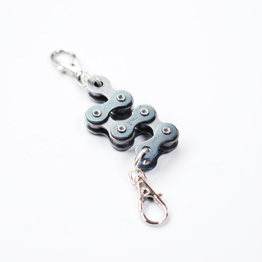 Recycled Bike Chain Keyring with Clasp