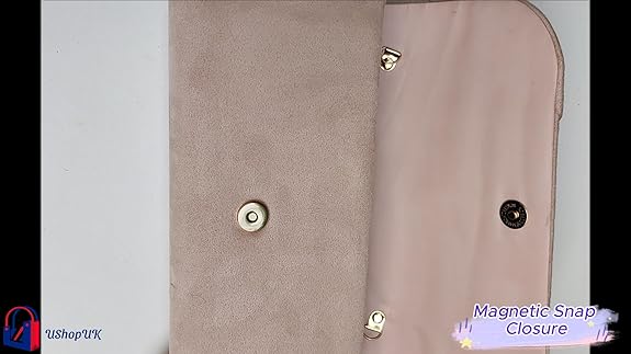 Nude Suede Clutch Bag with Knot Detail